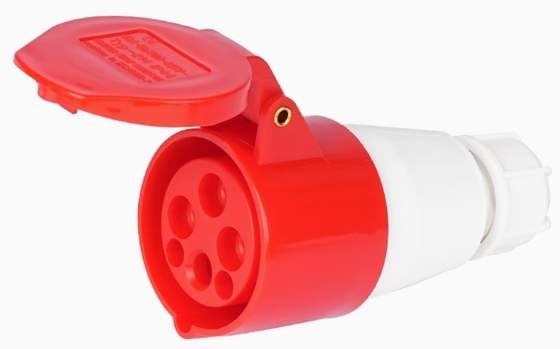 4 polen 32A industriële aansluiting IP67 380v waterdicht verplaatsbaar stopcontact