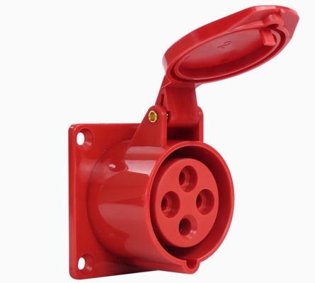 4 pool 32A industriële verborgen installatie stopcontact 400V IP 67 waterdicht stopcontact